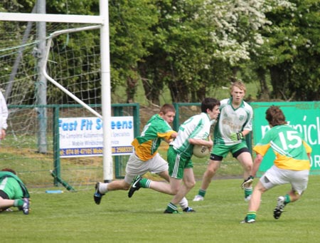 Action from the under 16 county semi final between Aodh Ruadh and Buncrana.