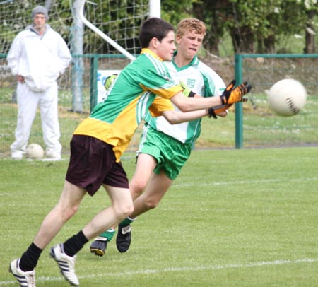 Action from the under 16 county semi final between Aodh Ruadh and Buncrana.