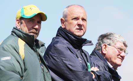 Supporters at the intermediate championship games against Fanad Gaels.