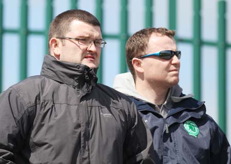 Supporters at the intermediate championship games against Fanad Gaels.