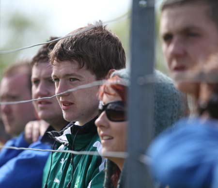 Supporters at the intermediate championship games against Fanad Gaels.