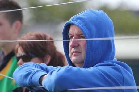 Supporters at the intermediate championship games against Fanad Gaels.