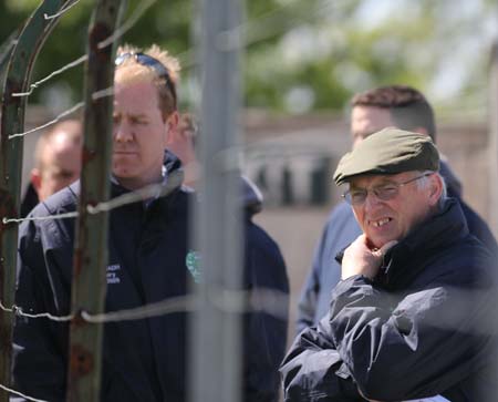 Supporters at the intermediate championship games against Fanad Gaels.