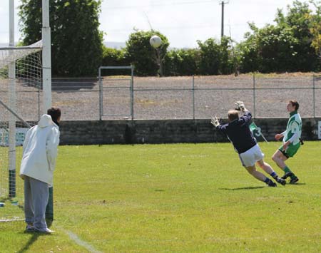 Action from the intermediate championship match against Fanad Gaels.