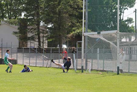 Action from the intermediate championship match against Fanad Gaels.