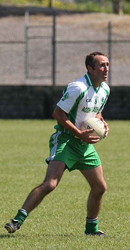 Action from the intermediate championship match against Fanad Gaels.