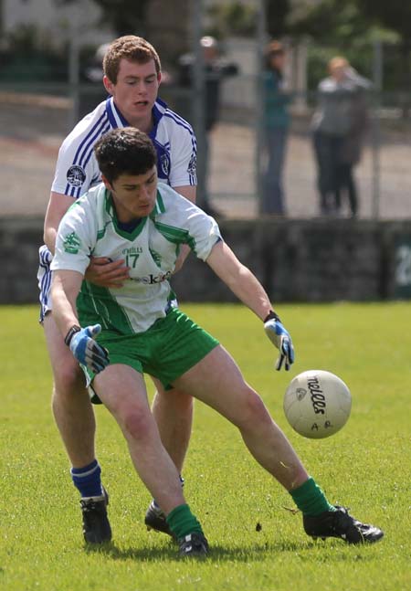 Action from the intermediate championship match against Fanad Gaels.