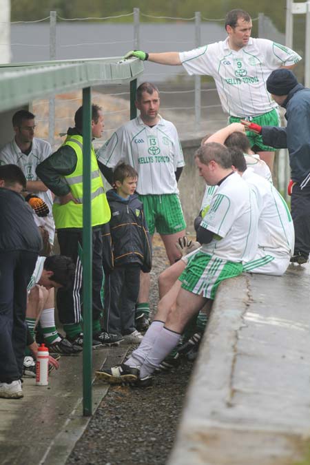 Action from the reserve league match against Saint Naul's.