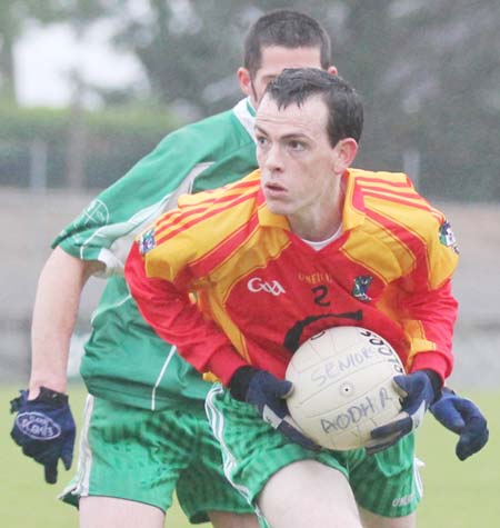 Action from the league match against Saint Naul's.