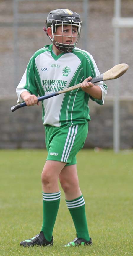 Action from the under 14 hurling blitz at Father Tierney Park.