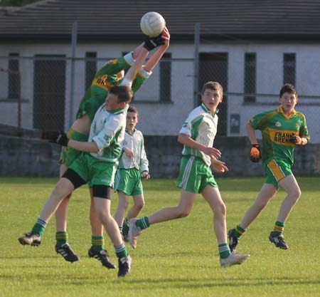 Action from the under 12 league game between Aodh Ruadh and Ardara.