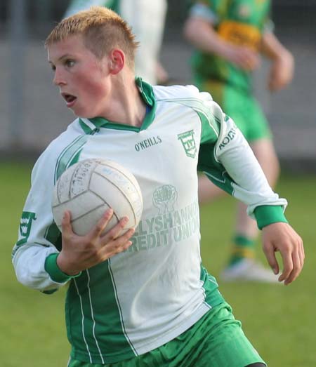 Action from the under 12 league game between Aodh Ruadh and Ardara.