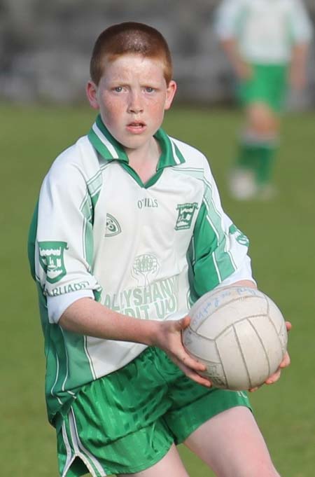 Action from the under 12 league game between Aodh Ruadh and Ardara.