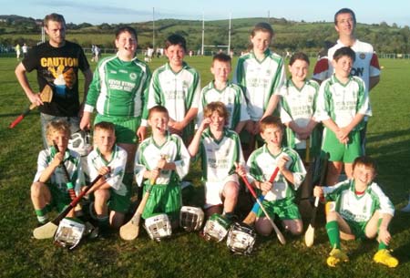 Players at the underage hurling blitz in Lisbellaw.