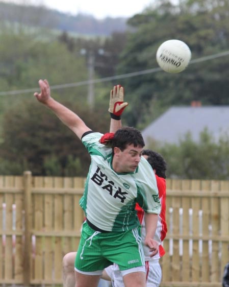 Action from the reserve league match against Naomh Cholmcille.