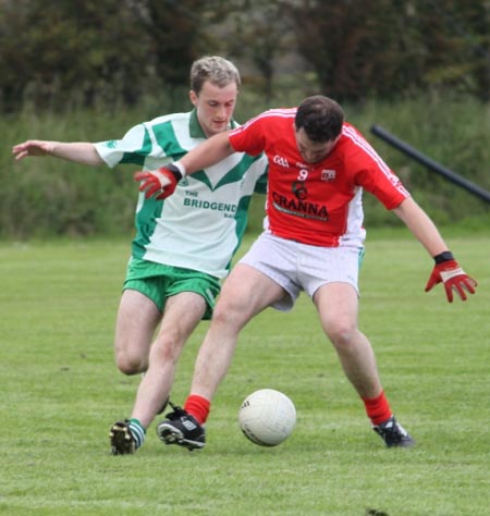 Action from the reserve league match against Naomh Cholmcille.