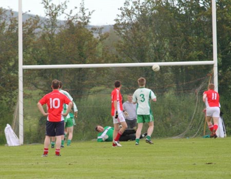 Action from the reserve league match against Naomh Cholmcille.