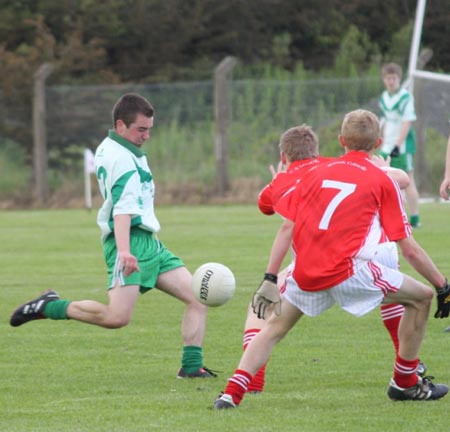 Action from the reserve league match against Naomh Cholmcille.
