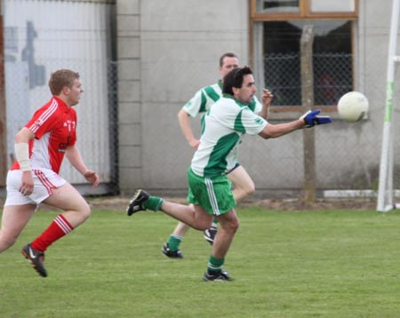 Action from the reserve league match against Naomh Cholmcille.