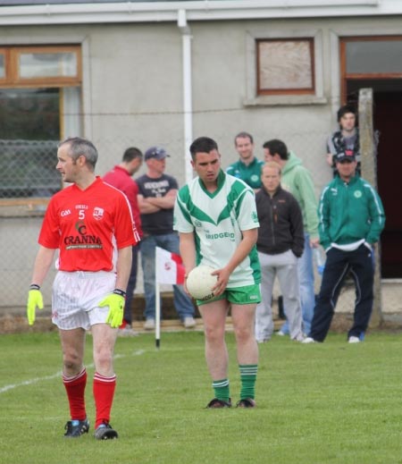 Action from the reserve league match against Naomh Cholmcille.