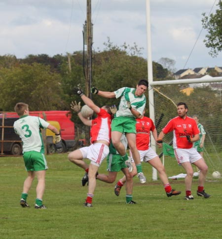 Action from the reserve league match against Naomh Cholmcille.