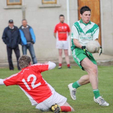 Action from the reserve league match against Naomh Cholmcille.