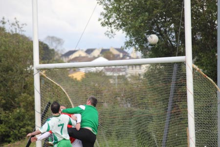 Action from the reserve league match against Naomh Cholmcille.