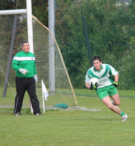 Action from the reserve league match against Naomh Cholmcille.