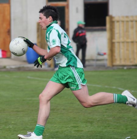 Action from the reserve league match against Naomh Cholmcille.