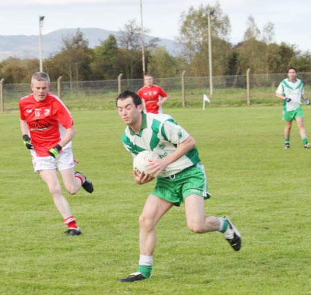 Action from the reserve league match against Naomh Cholmcille.