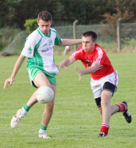 Action from the reserve league match against Naomh Cholmcille.