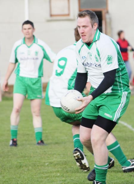 Action from the reserve league match against Naomh Cholmcille.