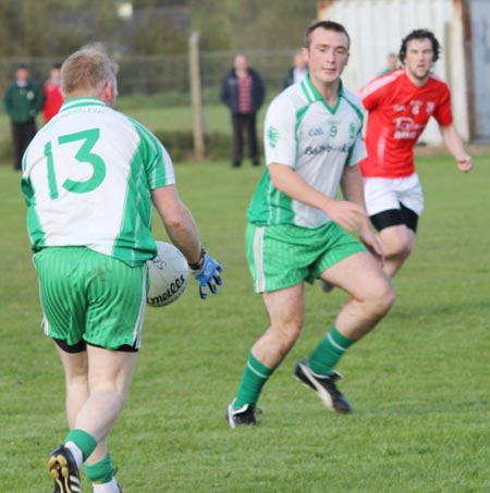 Action from the reserve league match against Naomh Cholmcille.