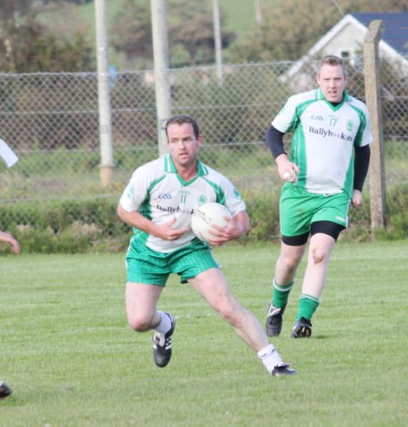 Action from the reserve league match against Naomh Cholmcille.