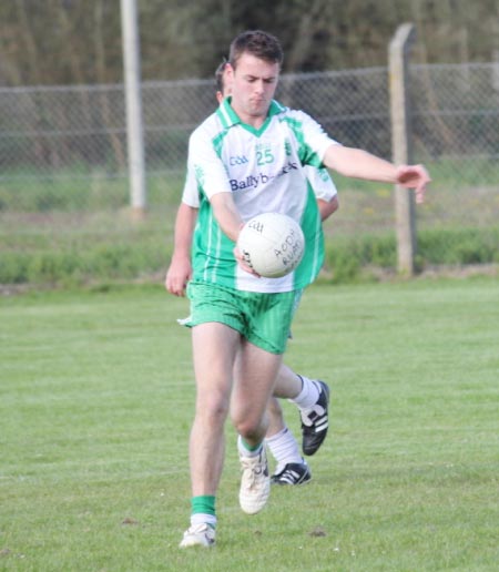 Action from the reserve league match against Naomh Cholmcille.