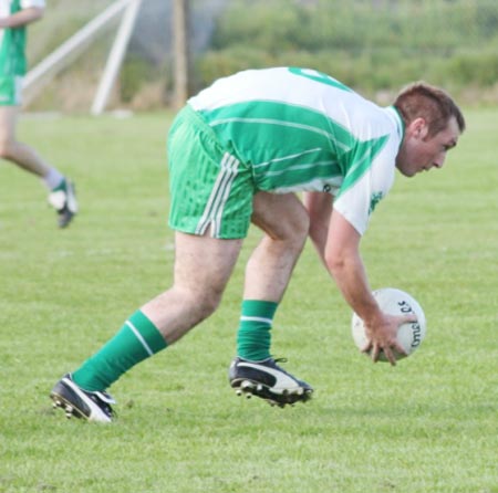 Action from the reserve league match against Naomh Cholmcille.