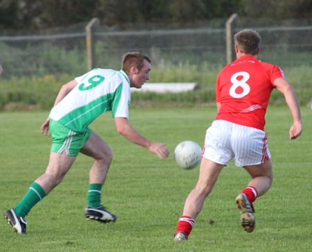 Action from the reserve league match against Naomh Cholmcille.