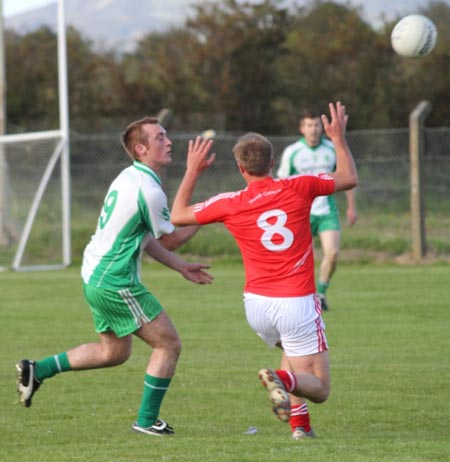 Action from the reserve league match against Naomh Cholmcille.