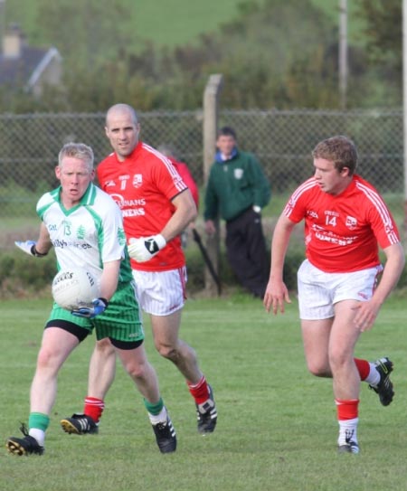 Action from the reserve league match against Naomh Cholmcille.