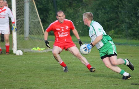 Action from the reserve league match against Naomh Cholmcille.