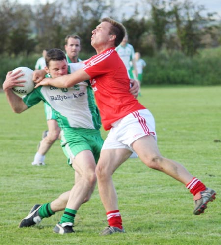 Action from the reserve league match against Naomh Cholmcille.