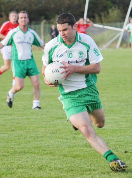 Action from the reserve league match against Naomh Cholmcille.