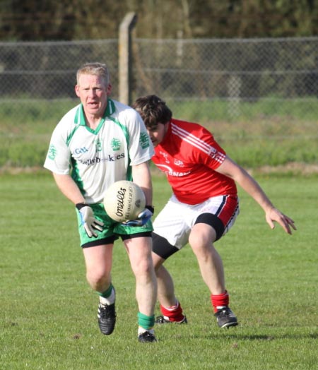 Action from the reserve league match against Naomh Cholmcille.