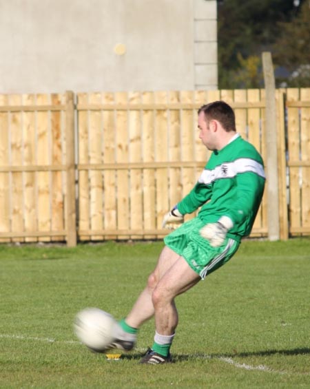 Action from the reserve league match against Naomh Cholmcille.