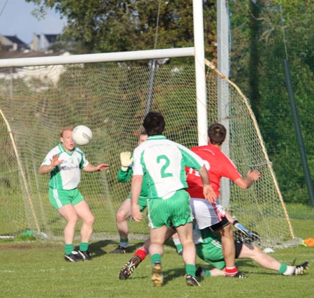 Action from the reserve league match against Naomh Cholmcille.