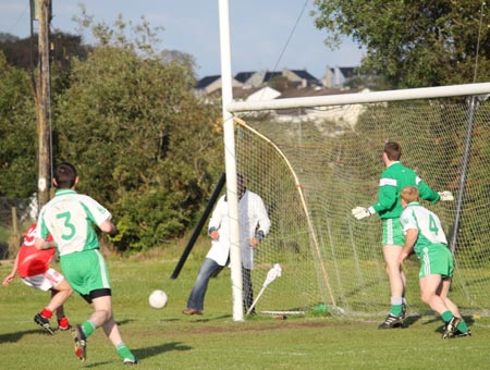 Action from the reserve league match against Naomh Cholmcille.