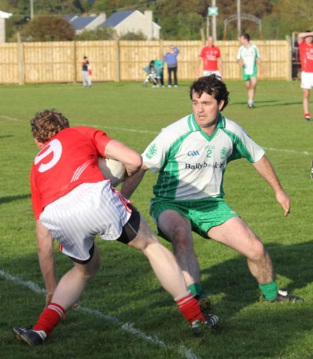 Action from the reserve league match against Naomh Cholmcille.