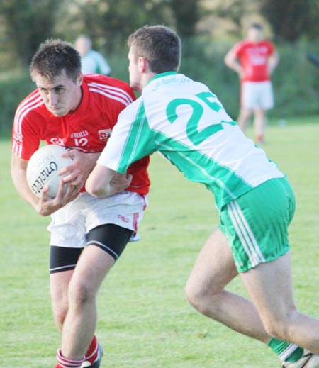 Action from the reserve league match against Naomh Cholmcille.