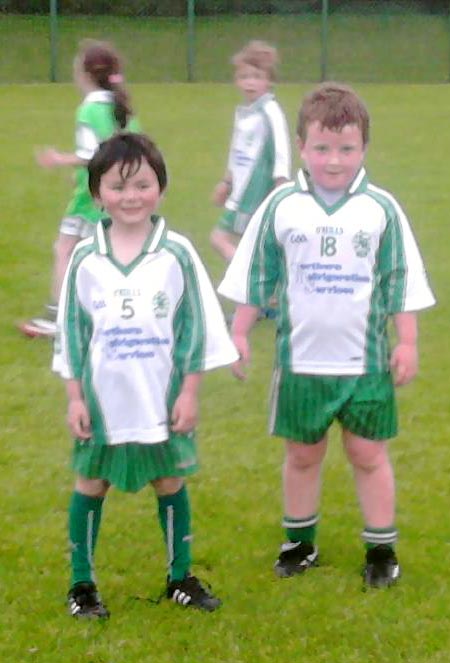 Action from the under 8 blitz in Mountcharles.