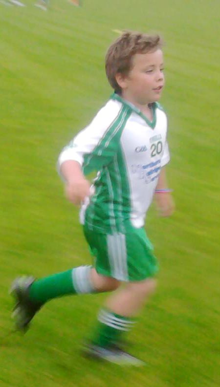 Action from the under 8 blitz in Mountcharles.